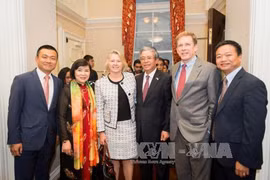 越南驻美国大使馆举行越南国庆招待会。（图片来源：越通社）