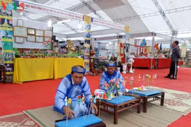 独特的春萝村面塑业