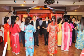 2017丁酉年新春见面会现场（图片来源于《越南之声广播电台》）