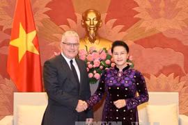 越南国会主席会见澳大利亚驻越大使（图片来源：越通社）