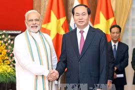 陈大光主席于2016年9月会见印度总理纳伦德拉·莫迪