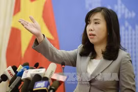 越南外交部发言人黎氏秋姮。（图片来源：越通社）