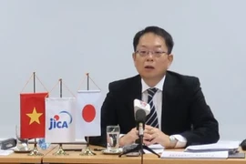 日本国际协力机构驻越办事处首席代表藤田康夫。