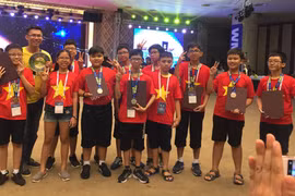 越南学生在国际奥林匹亚数学竞赛中夺得9枚奖牌。（图片来源：越通社）