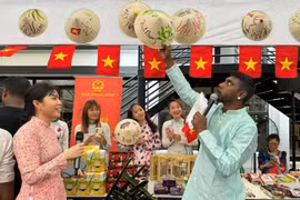 越南展位。图自越通社