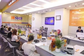 越南西贡—河内商业股份银行交易所。图自越通社