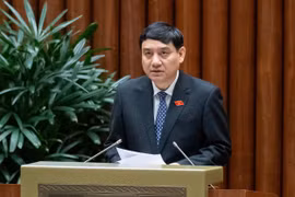 国会文化教育委员会主任阮得荣发表讲话。图自越通社