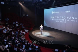 卡斯帕成为越南TV360视频平台2024年欧洲杯转播官方赞助商。图自越通社