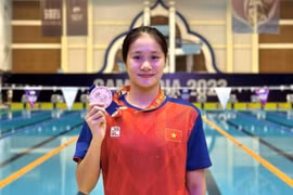 越南游泳小将武氏美仙获得2024年巴黎奥运会入场券。图自互联网