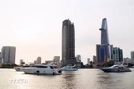 胡志明市一角。图自越通社