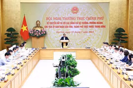 越南政府总理、国家数字化转型委员会主席范明政。图自越通社