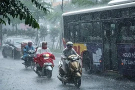 第三号台风即将袭击北部湾，局地出现暴雨。图自越通社