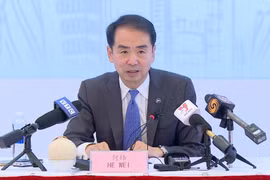 中国新任驻越大使何炜。图自越通社