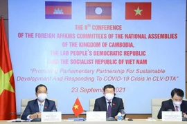越老柬三国国会对外委员会关于发展三角区的第八次会议开幕