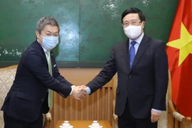 范平明副总理会见日本三井住友金融集团株式会社首席执行官吉材昌弘