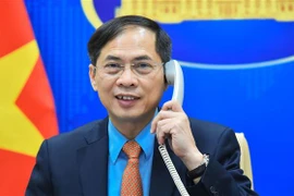 越南外交部长裴青山与澳大利亚外长玛丽斯·佩恩通电话