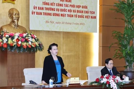越南国会常委会与越南祖国阵线中央委员会主席团加强协调配合