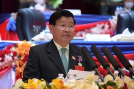 越共中央总书记阮富仲致电祝贺老挝人民革命党中央委员会总书记