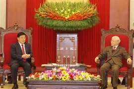 越共中央总书记、国家主席阮富仲会见中国国务委员、公安部部长赵克志 
