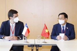 越南国会主席王廷惠在第五次世界议长大会期间的活动报道集