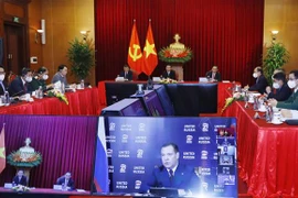 越南共产党代表团出席国际政党多边视频会议