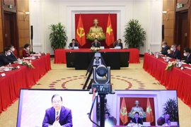 武文赏与日本共产党主席志位和夫举行视频会面
