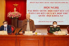 越共中央总书记阮富仲在河内开展接待选民活动
