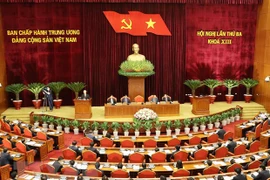 越共十三届三中全会第四天新闻公报