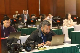 在线报道越共十三大信息是外国记者的良好机会