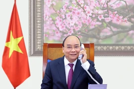 老挝总书记、政府总理通伦•西苏里和柬埔寨首相洪森与越南政府总理阮春福通电话