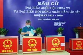 越南第十五届国会代表和2021-2026年任期各级人民议会代表选举正式开始