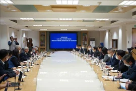 越南政府副总理黎明慨与印度国家转型委员会领导举行工作会谈