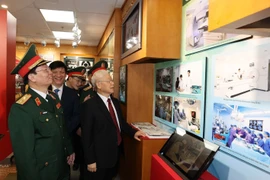 越共中央总书记阮富仲出席108号中央军队医院传统日70周年纪念典礼