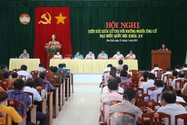 国会和人民议会代表选举：各地陆续完成国会代表候选人接待选民活动