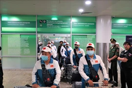 越南人民军代表团参加2021年国际军事比赛