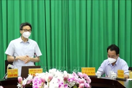 政府副总理武德儋就新冠肺炎疫情防控工作赴永隆省进行工作座谈