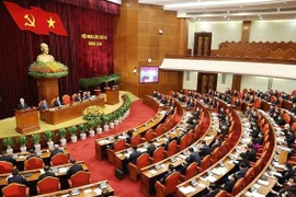 越共十三届四中全会进入第三天