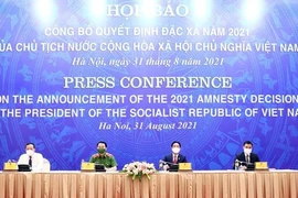 越南国家主席办公厅举行记者会 正式对外公布2021年特赦令