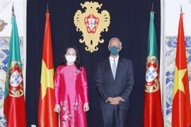 越南国家副主席武氏映春会见葡萄牙总统