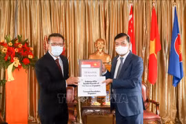  新加坡淡马锡基金向越南捐赠呼吸机和其他防疫物资