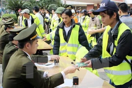 出国劳务的劳动者（图片来源：越通社）