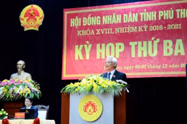 越南国会副主席汪周刘​ 在会议上发表讲话