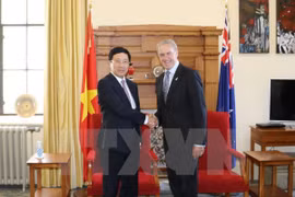 范平明副总理会见新西兰众议院议长大卫•卡特（图片来源：越通社）