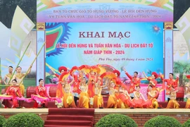 2024年雄王节和祖地文化旅游周正式开幕