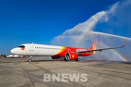 越捷航空迎来第105架飞机