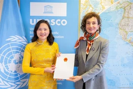 越南驻联合国教科文组织大使向联合国教科文组织总干事递交国书