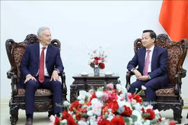 越南政府副总理黎明慨会见英国前首相、TBI研究所执行主席托尼·布莱尔