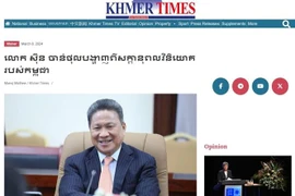 柬埔寨媒体高度评价越柬投资与合作潜力