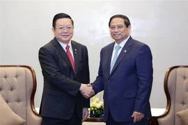 越南政府总理范明政会见东盟秘书长高金洪