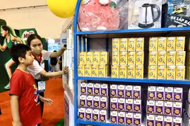 2024年越南第四届国际乳业及乳制品展览会展示的产品。图自越通社
